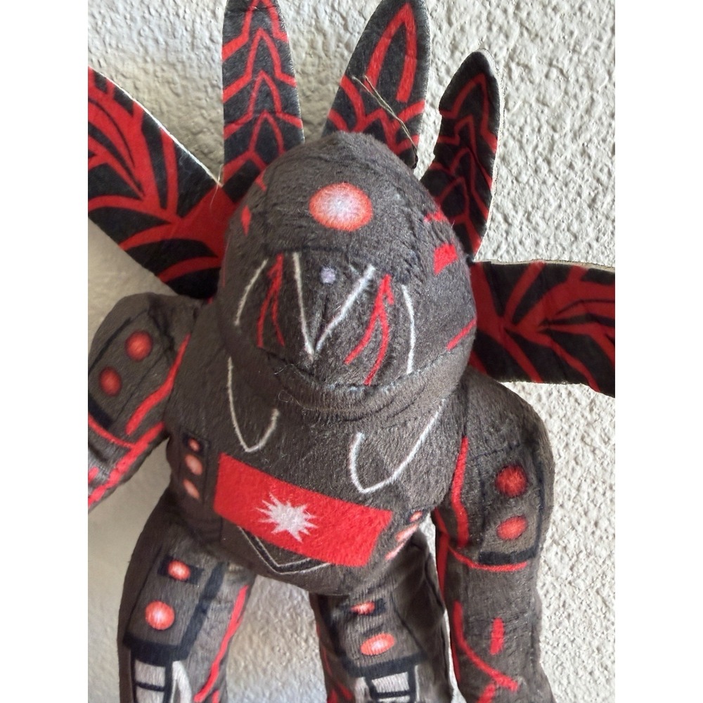 Skibidi Toilet Titan Figure Boss Titan Sword Man Plush Doll Funny Monster Red - Picture 2 of 4